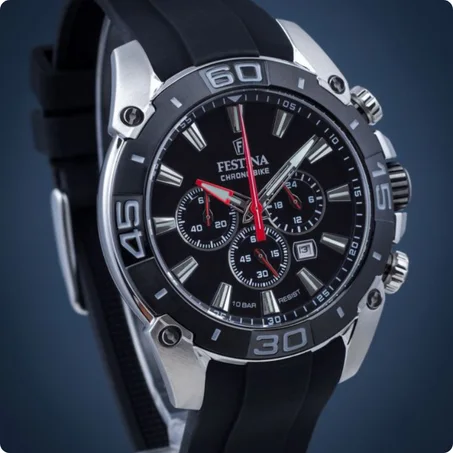 Montre Festina F20544/2 CHRONO BIKE Noire et Rouge