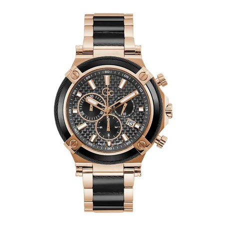 GUESS Montre Homme CABLEFORCE CHRONOGRAPHE EN ACIER DEUX TONS