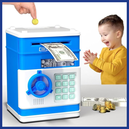 حصالة نقود الكترونية للأطفال