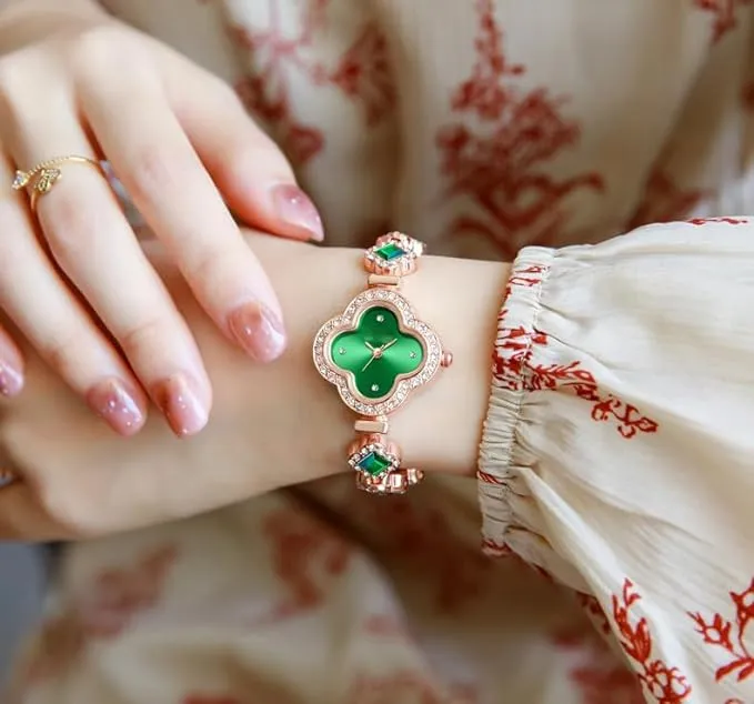Trending watch for women with four-leaf clover petals 🍀​🎁