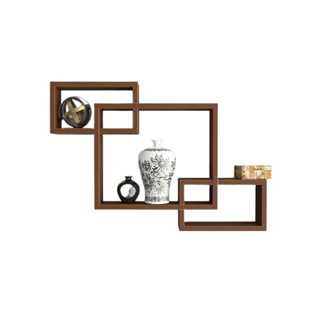 Etagères suspendues en bois