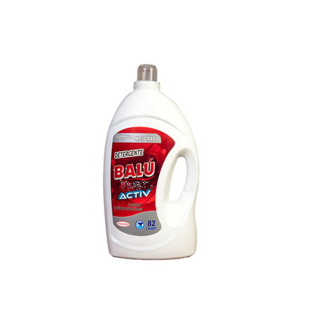 BALU  GEL ACTIVO DETERGENTE LIQUIDO CONCENTRADO 82 LAVADOS 5L