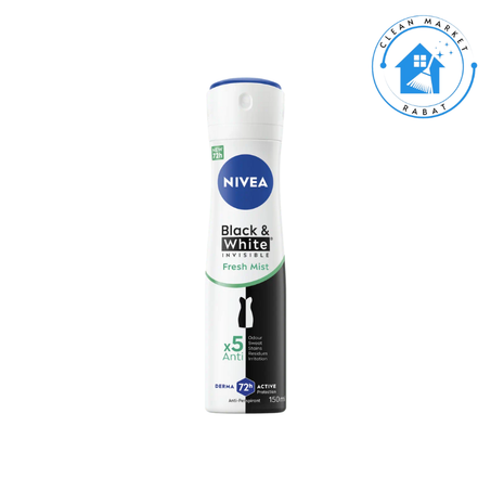 Nivea  DÉO ANTI-TRANSPIRANT INVISIBLE FRESH MIST BLACK & WHITE