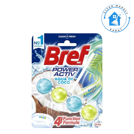 BREF  WC Power Activ Eau de Coco  fraîcheur et parfum