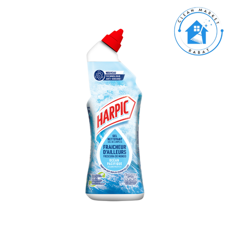 HARPIC Gel WC fraîcheur d'ailleurs océan Pacifique 750ml