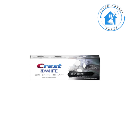 Crest Dentifrice 3D White Charcoal deep clean 75ml