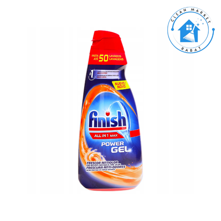 Finish Power Gel Max pour laver la vaisselle au lave-vaisselle