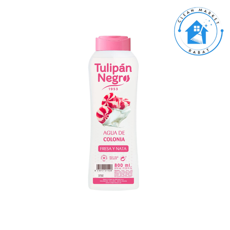 Tulipan negro agua de colonia fresa y nata 800ML