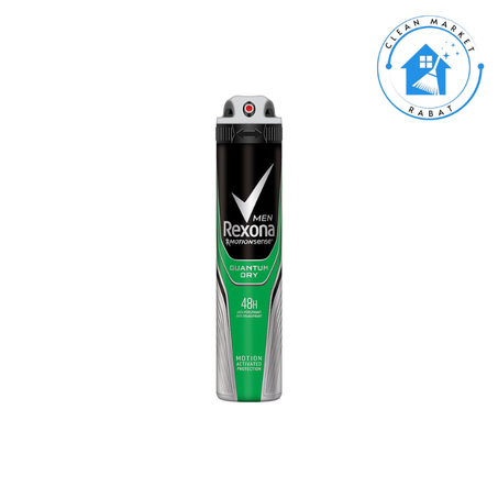 Rexona Men quantum dry Déodorant anti-transpirant 48H MotionSense spray 200 ml