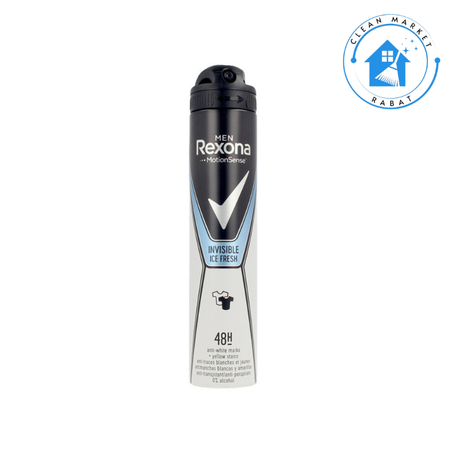 Rexona Men Invisible Ice Fresh Déodorant anti-transpirant 48H MotionSense spray 200 ml
