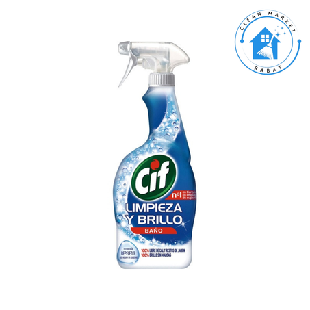 CIF Nettoyage et brillance | Pour salles de bains | Diffuseur 750 ml ,Vaporisateur de salle de bain ,Désinfectant pour salle de bain