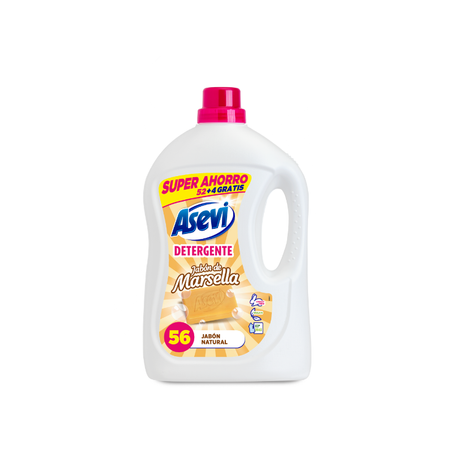 ASEVI MARSELLA  DETERGENTE LIQUIDO CONCENTRADO 56 LAVADOS