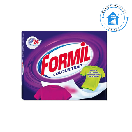 Formil 24 pcs  Serviettes universelles pour préserver la couleur lors du lavage Formil 24 pcs