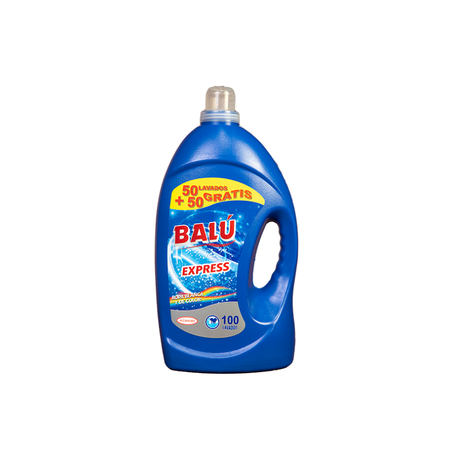 BALU EXORESS  DETERGENTE LIQUIDO CONCENTRADO 100 LAVADOS  5L