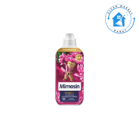 mimosine  origines assouplissant concentré parfum rose sauvage 50 lavages