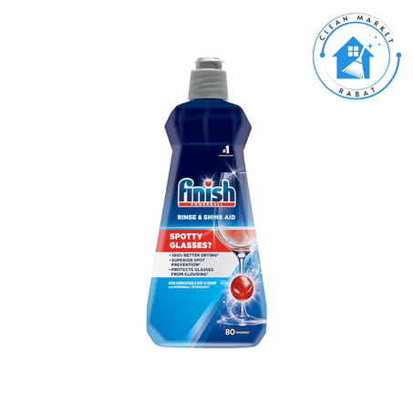 Finish 400 ml, liquide de rinçage pour lave-vaisselle, Shine & Dry | Jusqu'à 80 lavages