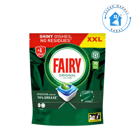 Fairy Original All In One 70 Tablettes pour lave-vaisselle