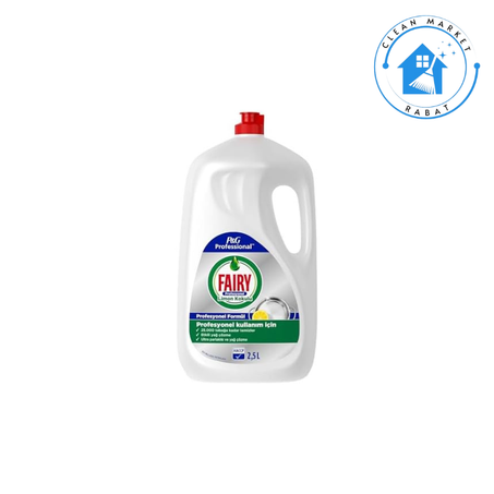 FAIRY Détergent liquide vaisselle professionnel pour les mains parfumé au citron 2,5 L