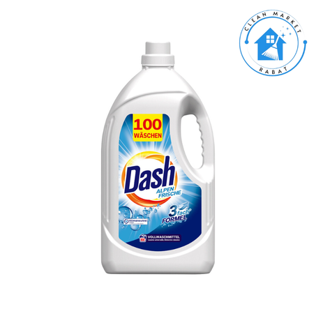 Détergent liquide Dash Alpen Frische, 100 Lavage