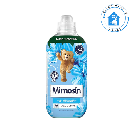 Adoucissant concentré Mimosin Vital Blue 56 lavages