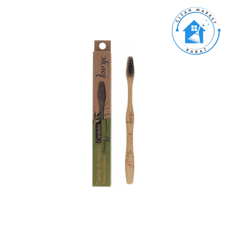 Lov'yc Brosse à dents Bambou Naturel Medium  10 Unité