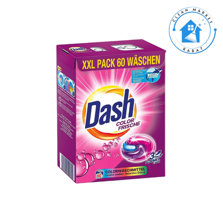 Détergent Dash - 60 Capsules Colorées