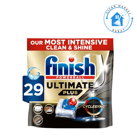 Finish Ultimate Plus All In One Fresh 29 Pastilles pour lave-vaisselle