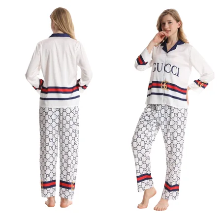 PYJAMA DEUX PIÈCES EN SOIE GOCCI