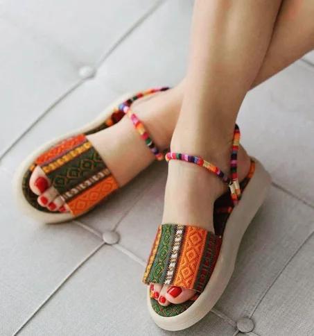 1 Sandale d'été légère et confortable de Turquie. orange
