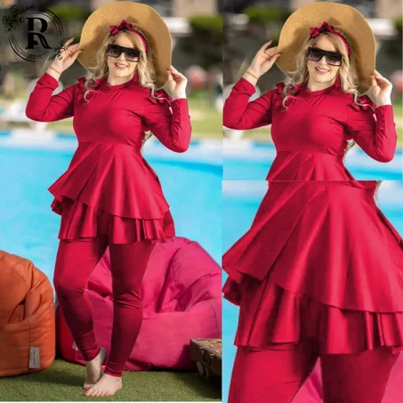 ( REF 07 )🌸لباس السباحة بوركيني🌸
