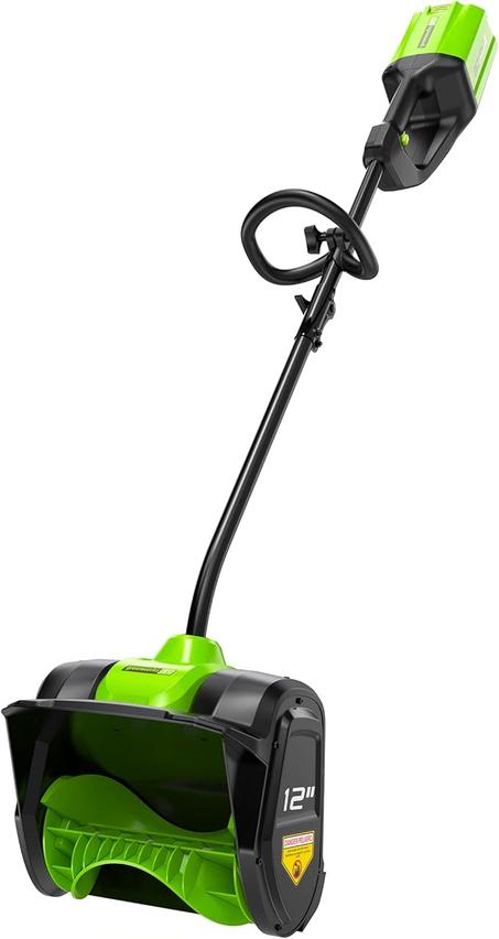 Greenworks - Pala de nieve inalámbrica