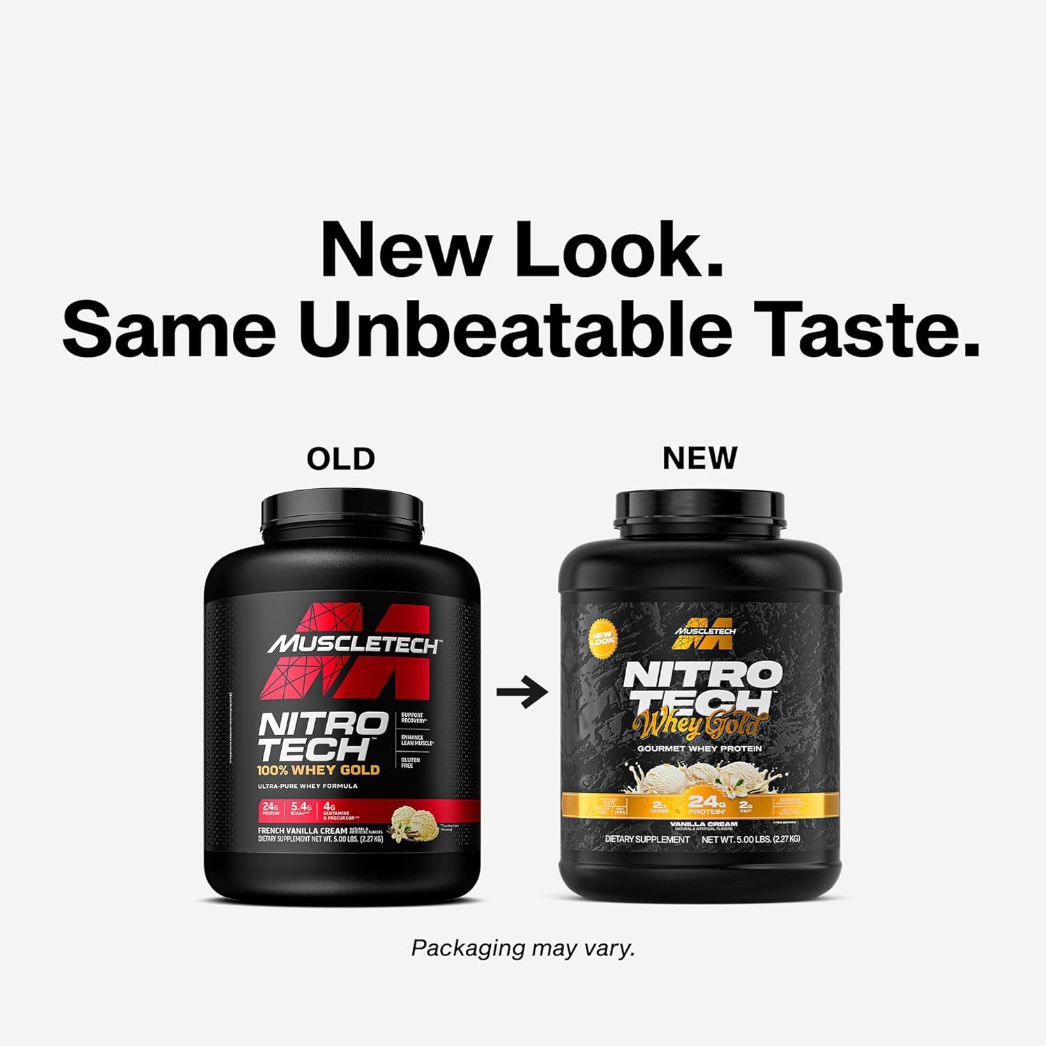 Nitrotech 100%Whey Gold 2,28kg - Muscletech