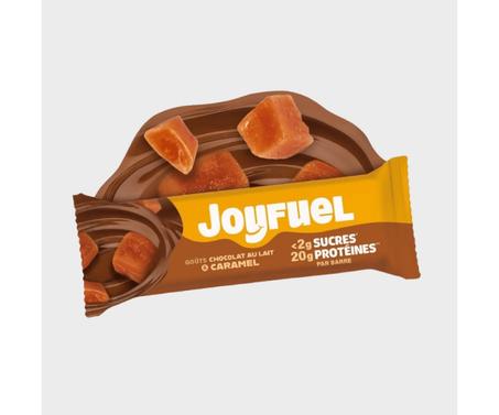 Barre Protéine 55g Joyfuel 20g de protéines - Chocolat au Lait Cacahuète Caramel Salé