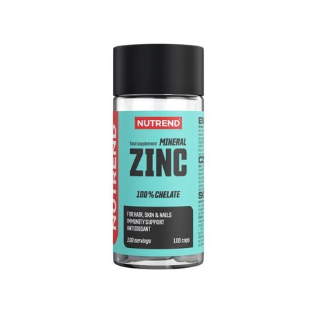 Zinc 100% Chelate 100 Caps - Nutrend