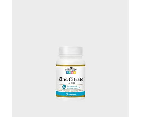 Zinc Citrate 50mg 60 Comprimés (60 Servings)