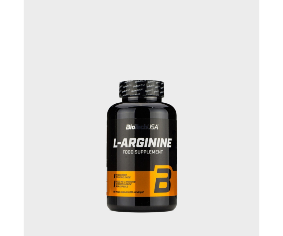 100% L-ARGININE 90 Caps – BIOTECH USA