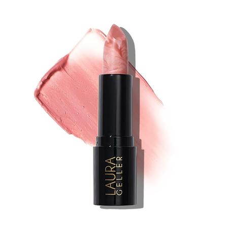LAURA GELLER NEW YORK Italian Marble - Lápiz labial transparente, vainilla y bayas, hidratante y ligero, vitamina E y aceite de semillas de ricino, acabado crema