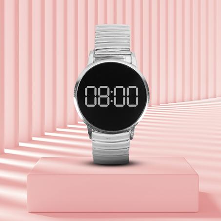 ساعة تاتش دائرية