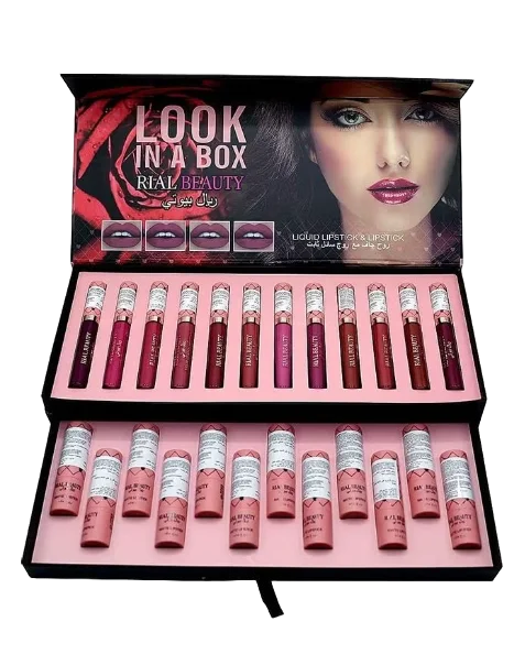 • مجموعة رويال بيوتي 24 احمر شفاة