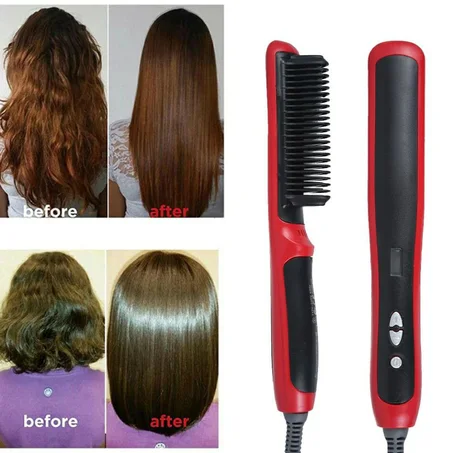 hair straightener HQT-908A المشط الحراري الممتاز