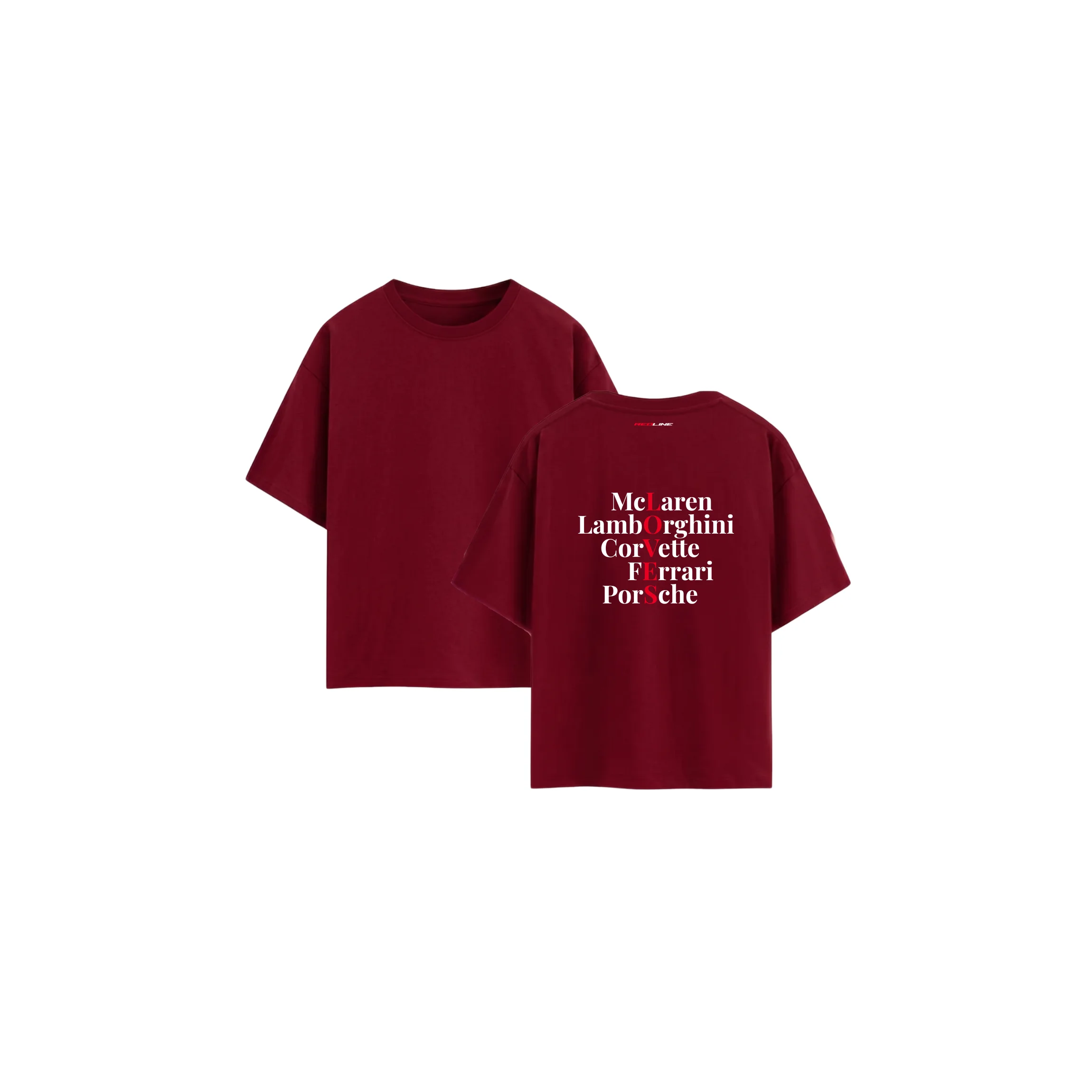 McLaren LambOrghini CorVette Ferrari PorSche T-shirt