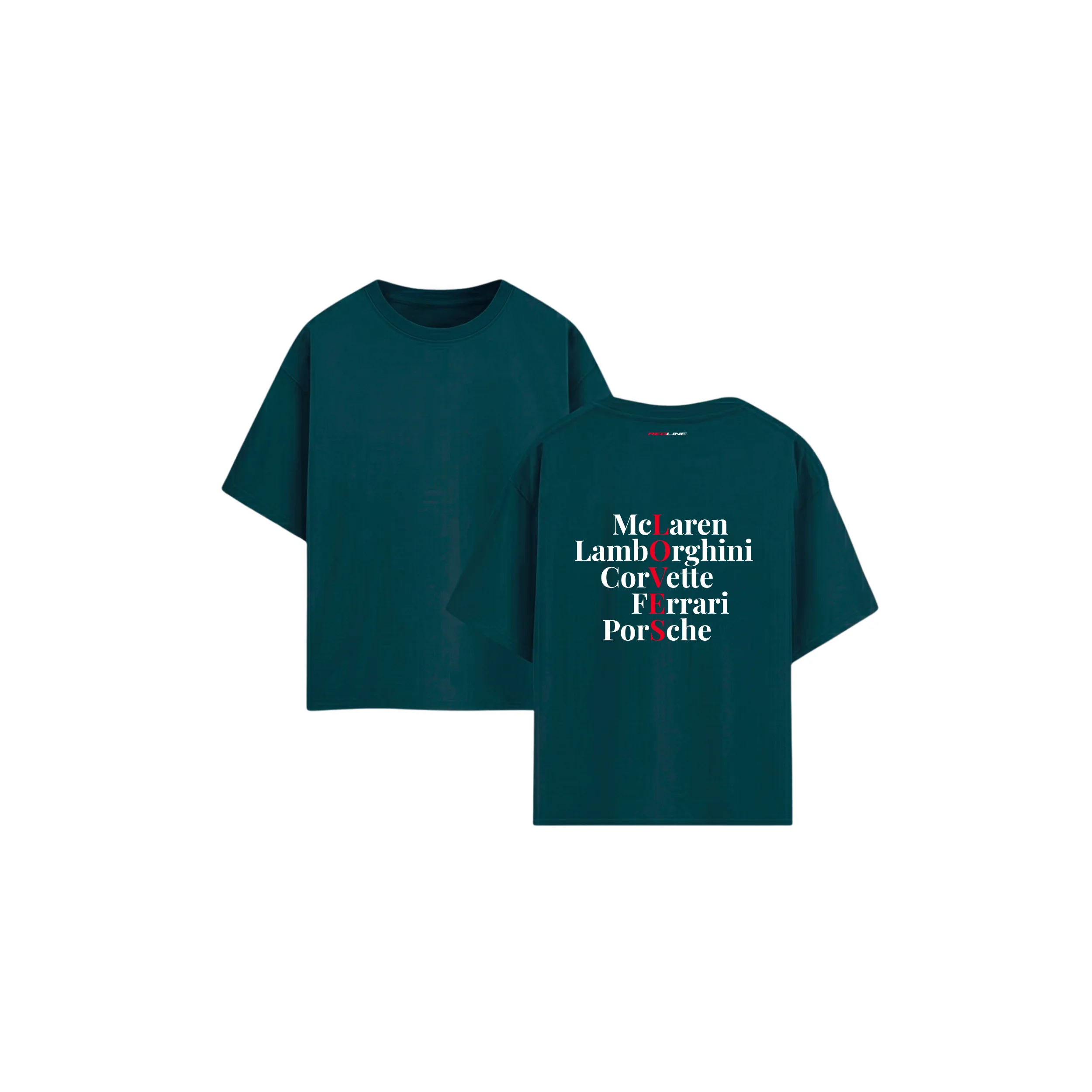 McLaren LambOrghini CorVette Ferrari PorSche T-shirt