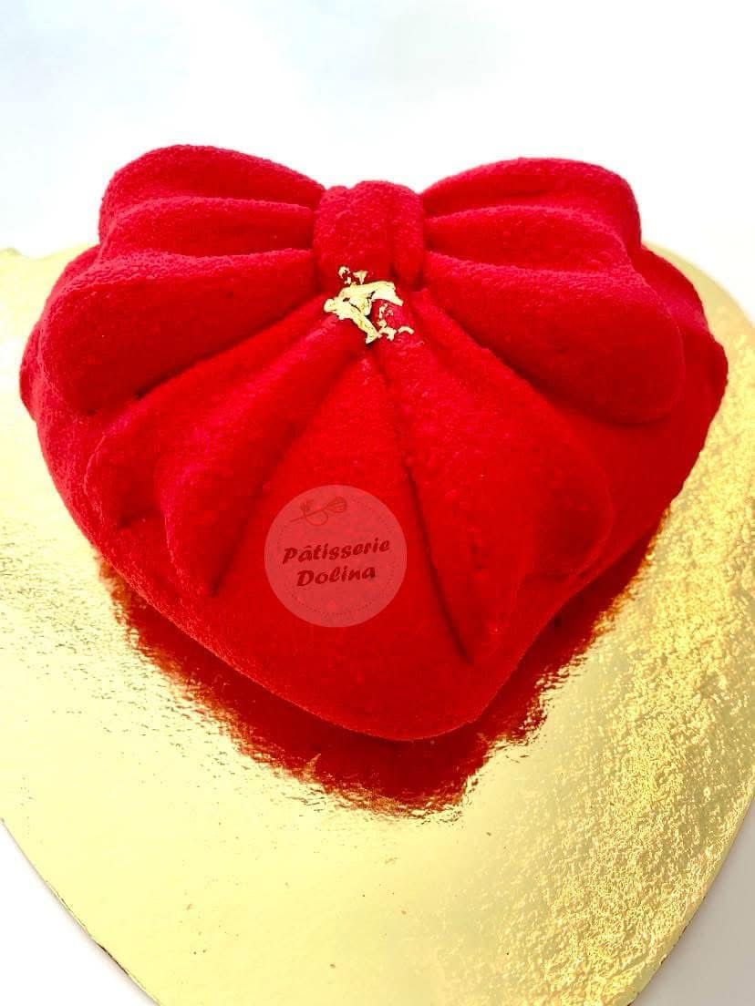 Gateau coeur veloure diametre 15