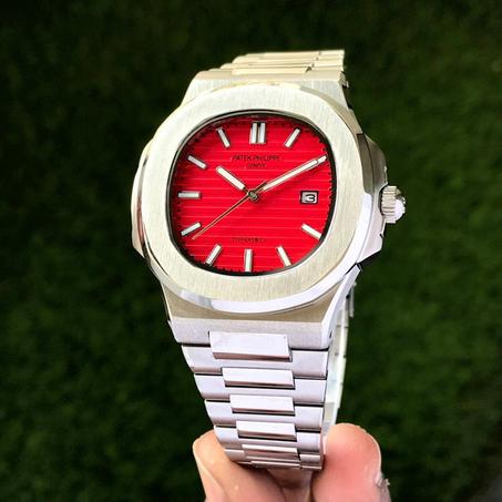 Patek Philippe Nautilus red dial