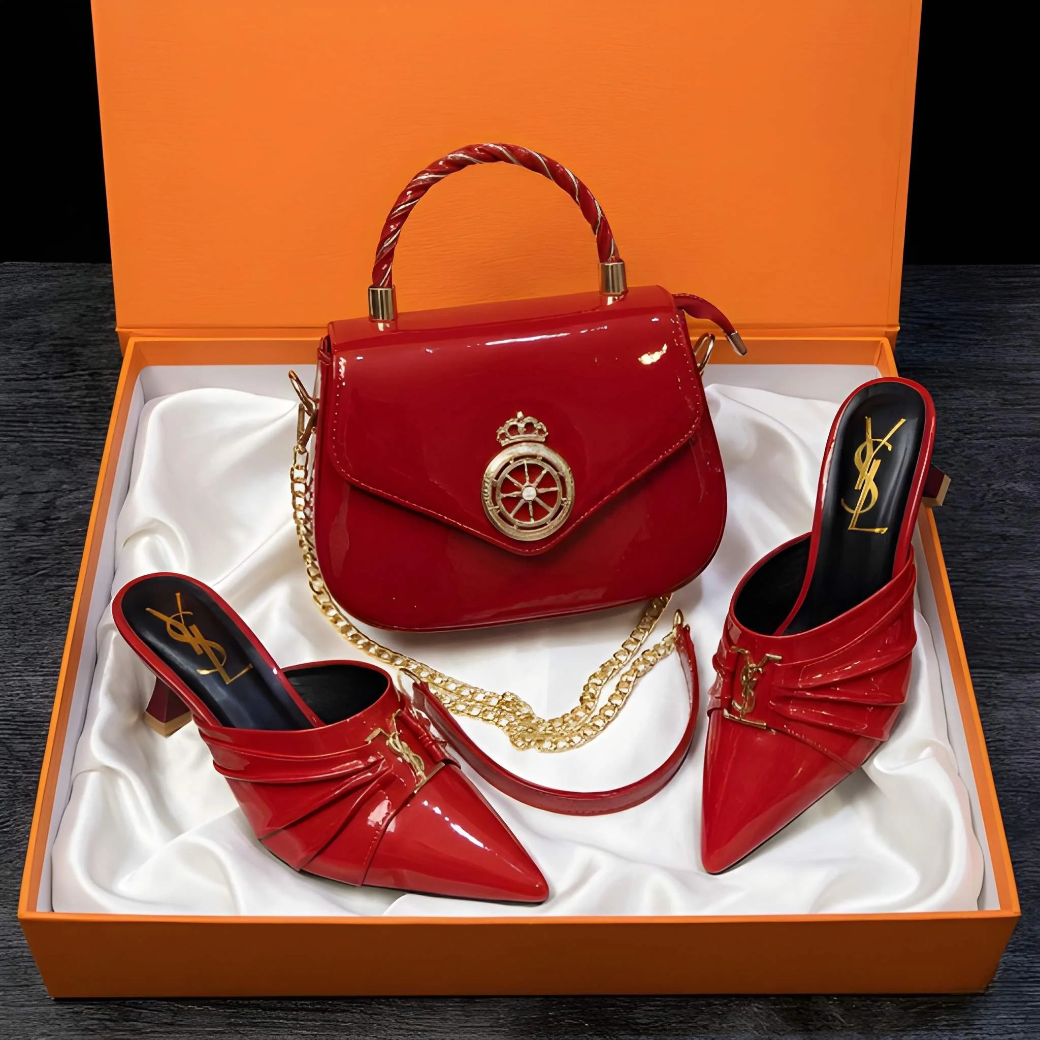 Sac a main pour femme de Luxe haute qualité avec chaussure