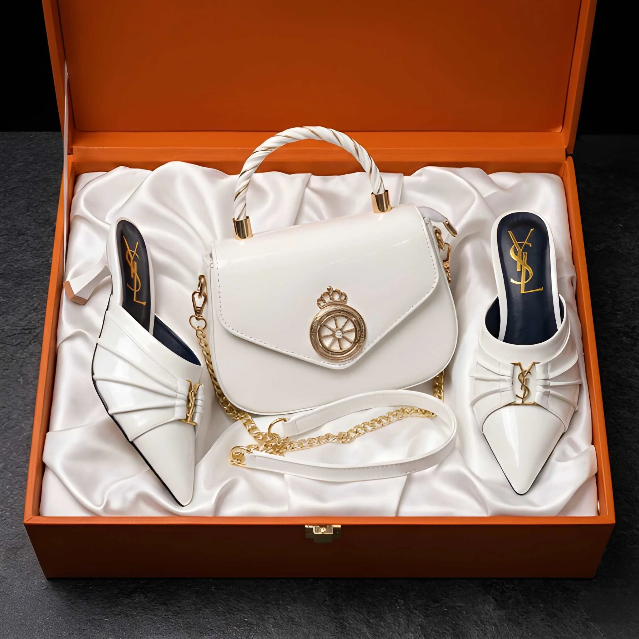 Sac a main pour femme de Luxe haute qualité avec chaussure