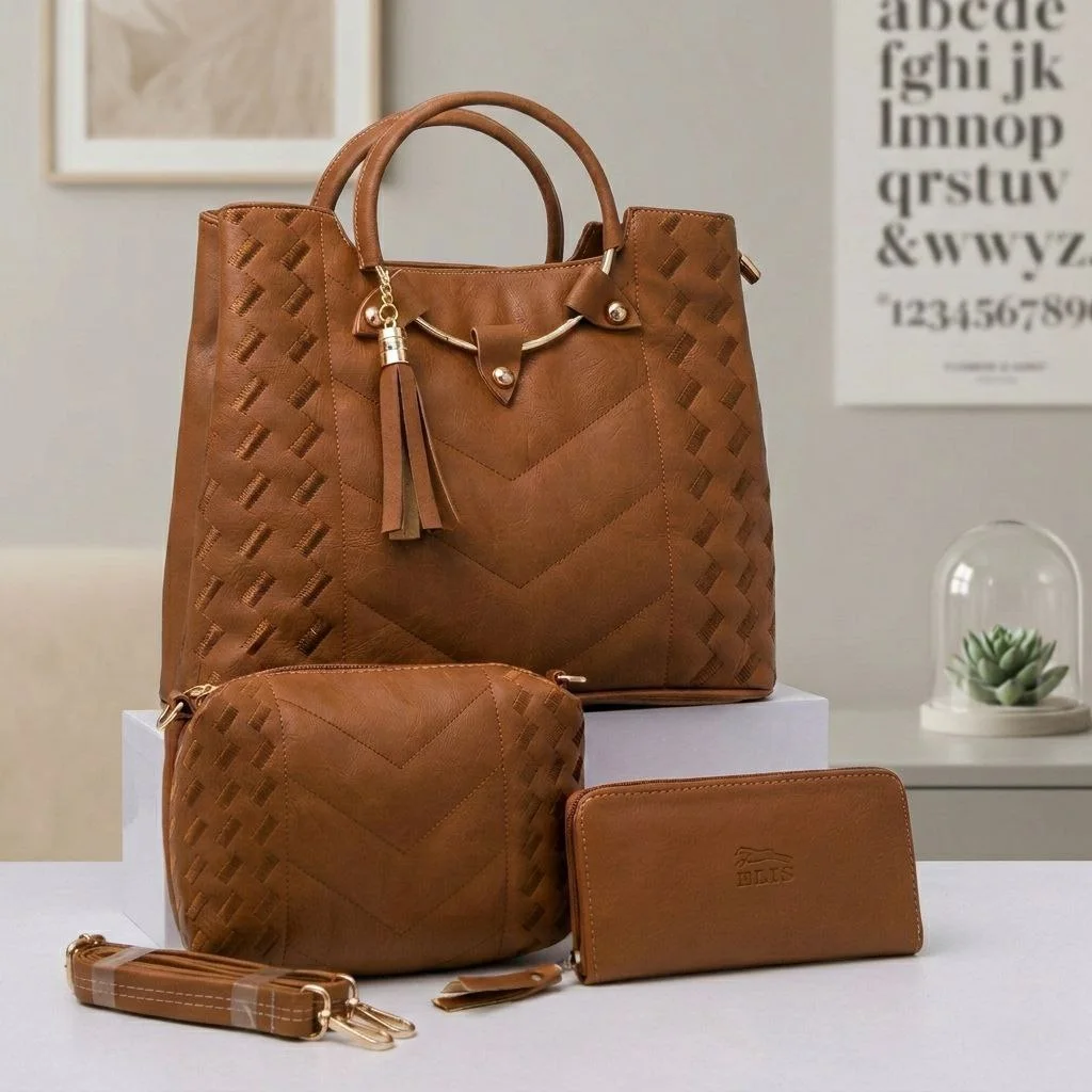 Sac a main pour femme de Luxe haute qualité 3 piece