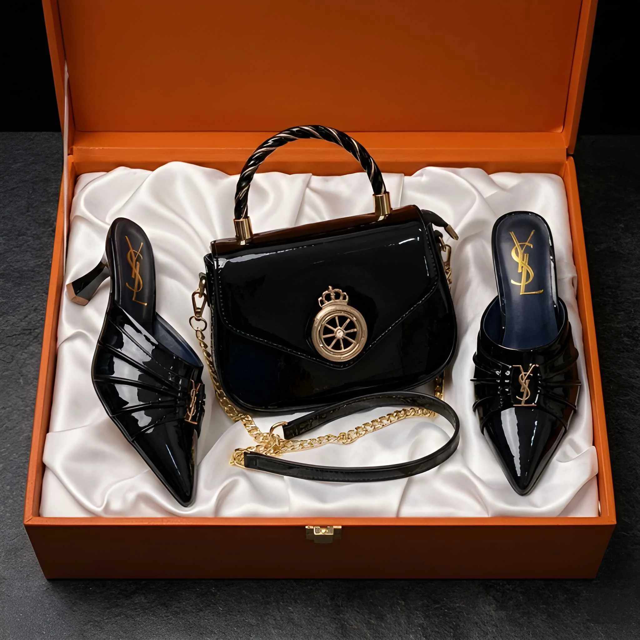 Sac a main pour femme de Luxe haute qualité avec chaussure