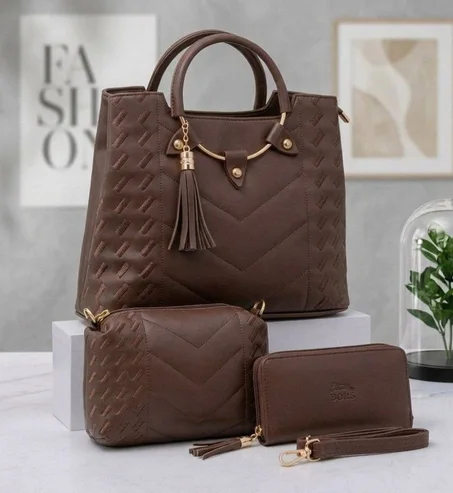 Sac a main pour femme de Luxe haute qualité 3 piece