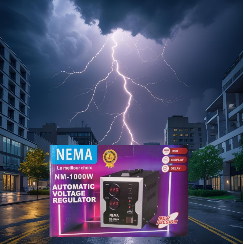 Régulateur de Tension Automatique 1000W - La Protection Indispensable pour vos Appareils